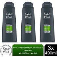 Dove Men Shampoo & Conditioner 400Ml