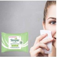 Simple Kind To Skin Facial Wipes - 2 Packs Of 25