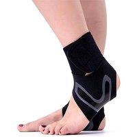 Compression Ankle Support Brace - Ergonomic, Adjustable, Breathable Neoprene - Unisex - 4 Sizes