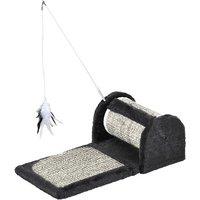Cat Scratching Mat & Teaser Toy