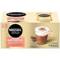 Nescafe Gold Cappuccino Sachets - Classic Italian-Style Instant Coffee, 50 Sachet Pack, Low Sugar, Recyclable Box