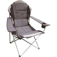 Deluxe Portable Folding Camping Chair - Steel Frame, Lightweight, Cup Holder & Carry Bag