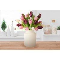 Pastel Tulips Bouquet: 15 Pastel Tulips