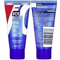VO5 Mega Hold 24hr Ultra Styling Gel - 50ml Travel Size