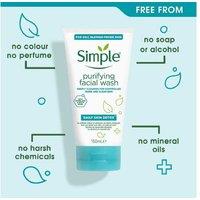 Simple Daily Skin Detox Face Wash - Mineral-Rich Formula for Blemish-Free Skin