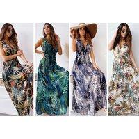 Women'S Summer Print Maxi Dress - 4 Colours & Uk Sizes 8-16