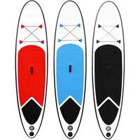 Xl Inflatable 10Ft Standing Paddle Board With Accessories & Carry Case - 3 Colours