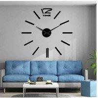 3D Frameless Diy Wall Clock