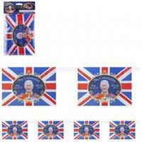 Festive Prince Charles Bunting 12Ft - 8 Jolly Flags