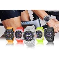 Digital Sports Watches - Red, Black, Orange, Green, White Or Black And Gold!
