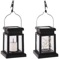Solar LED Hanging Lantern Outdoor Light