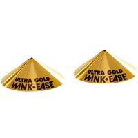 Wink Ease Gold Eye Protectors - Disposable Tanning Shields for Sensitive Eyes, UVA/UVB Block, Easy-Apply Stickers