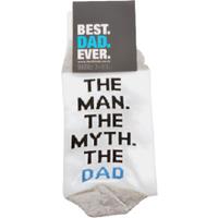 Cotton Crew Socks for Dad - 3-Pack, Breathable, Gift-Ready, Size 7-11