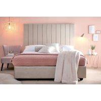 Tokyo Modern Bed In Cream Or Grey With Orthopaedic Mattress