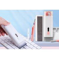 7-In-1 Computer Keyboard Cleaner Brush Kit - 2 Colours! - Pink