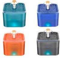 Automatic Dog Water Fountain Dispenser - Quiet, BPA-Free, 2.4L, Multi-Flow, For Small & Medium Breeds