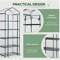 Outsunny 5-Tier Outdoor Flower Stand - Flourish In Style