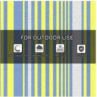 Outsunny Reversible Outdoor Rug