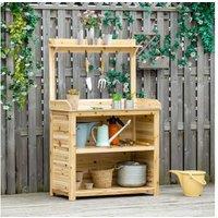 Outsunny Garden Potting Bench Table