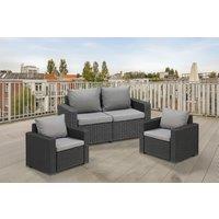Keter California Rattan 4 Seater Weather-Resistant Set