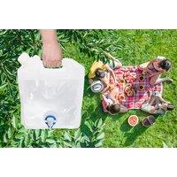 2-Pack Outdoor Collapsible Water Container - 5L, 10L