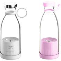 Usb Rechargeable Mini Juicer - Pink Or White!