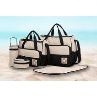 5-Piece Maternity Baby Changing Bag Set - 5 Colours - Black