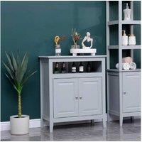 Chic Bathroom Floor Cabinet