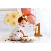 1st Birthday Photoshoot & 2 Digital Prints - Studio Rooms - Glasgow