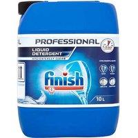 Finish Professional Liquid Dishwasher Detergent 10L - Streak-Free, Fast-Acting, Large Volume Cleaner