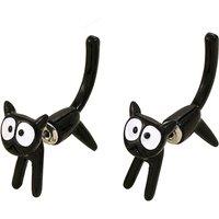3D Black Kitten Earrings - 1 Or 2 Pairs!
