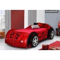 Girls Or Boys Red Beetle Car Bed Frame