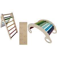 Montessori Wooden Climbing Play Set For Kids - 3 Options
