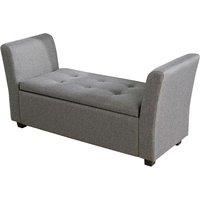 Ottoman Window Seat - Charcoal, Grey, Blush Or Grey Velvet