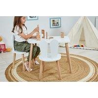 Kids' 3-Piece Wooden Table & Bunny Ears Chairs Set