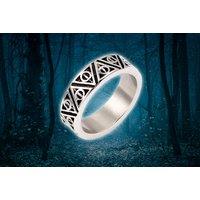 Harry Potter Stainless Steel Deathly Hallows Ring - Large