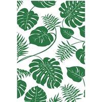 Leaf Green Pattern Outdoor Rug - Weather-Resistant Garden & Patio Accessory