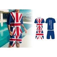 Kings Coronation Union Jack Top & Shorts Set