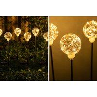 Solar-Powered Copper Wire Ball Led Light