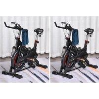 Five Level Steel Exercise Bike With Fitness Tracking Screen!