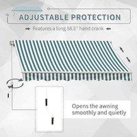 Outsunny Awning Canopy Shelter - Ultimate Outdoor Entertainment