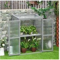 Outsunny Wooden Cold Frame Greenhouse