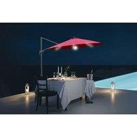 Outsunny Cantilever Roma Parasol Patio - Red