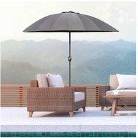 Outsunny 255Cm Deluxe Outdoor Parasol