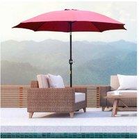 Outsunny 2.6M Parasol - Red