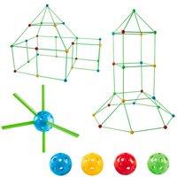 Kids' Fort Building STEM Set - Creative Construction Kit (Ages 5+) - Imaginative Indoor & Outdoor Play