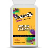 SUPPZUP Rosehip Tablets 5000mg - High-Potency Vegan Capsules for Joint & Immune Support (120 Tablets)