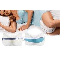 Heart-Shaped Memory Foam Leg Support Pillow W/ Spare Pillowcase!