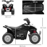 AIYAPLAY Honda Electric Ride-On Quad Bike for Toddlers (Ages 18-36 Months) - Battery-Operated Outdoor Toy
