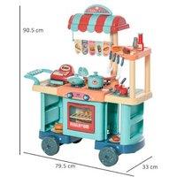 PRICE DROP! HOMCOM Kids Supermarket Trolley Set